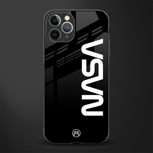 nasa black glass case for iphone 11 pro max image