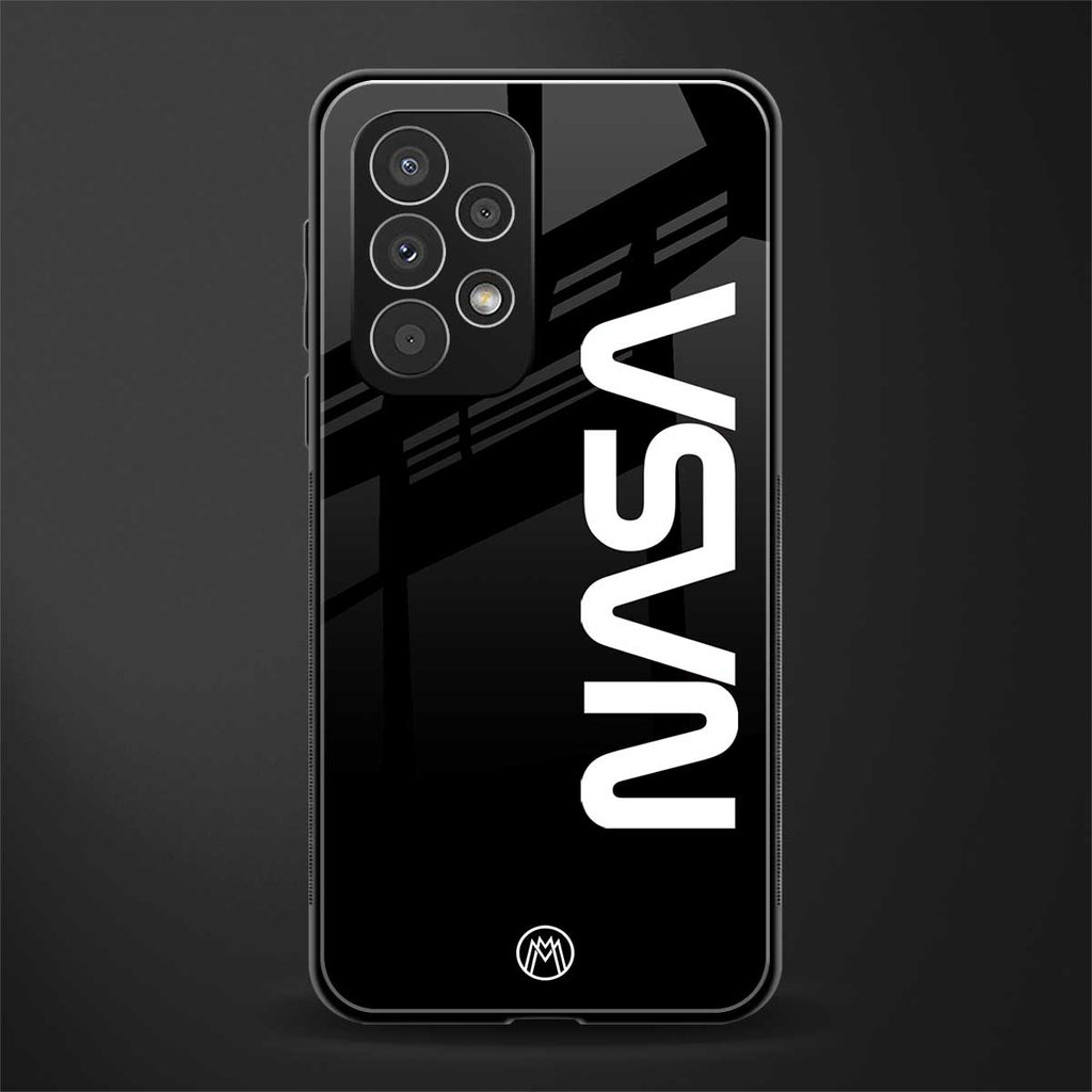 nasa black back phone cover | glass case for samsung galaxy a23