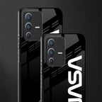 nasa black glass case for vivo v23 5g image-2