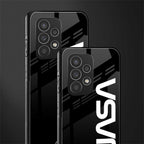 nasa black back phone cover | glass case for samsung galaxy a73 5g