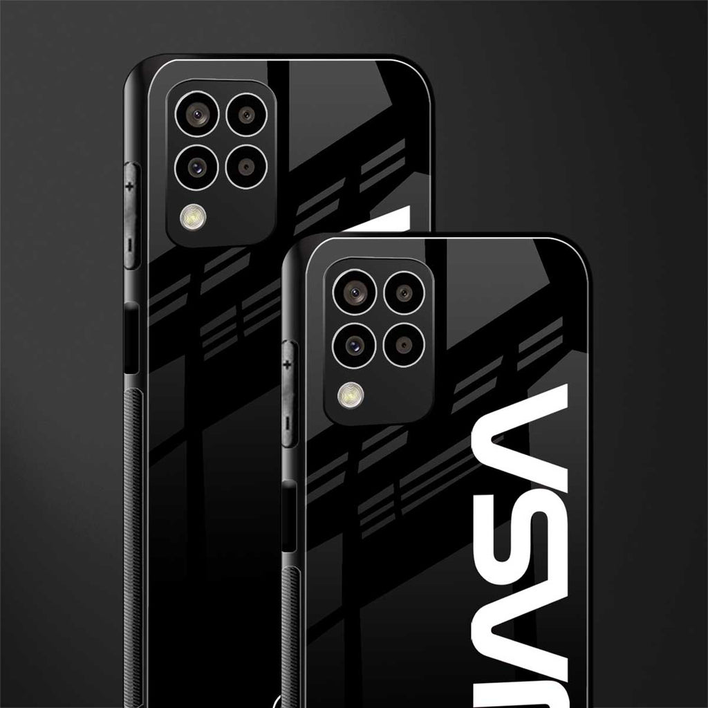 nasa black back phone cover | glass case for samsung galaxy m33 5g