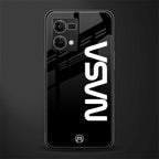 nasa black back phone cover | glass case for oppo f21 pro 4g