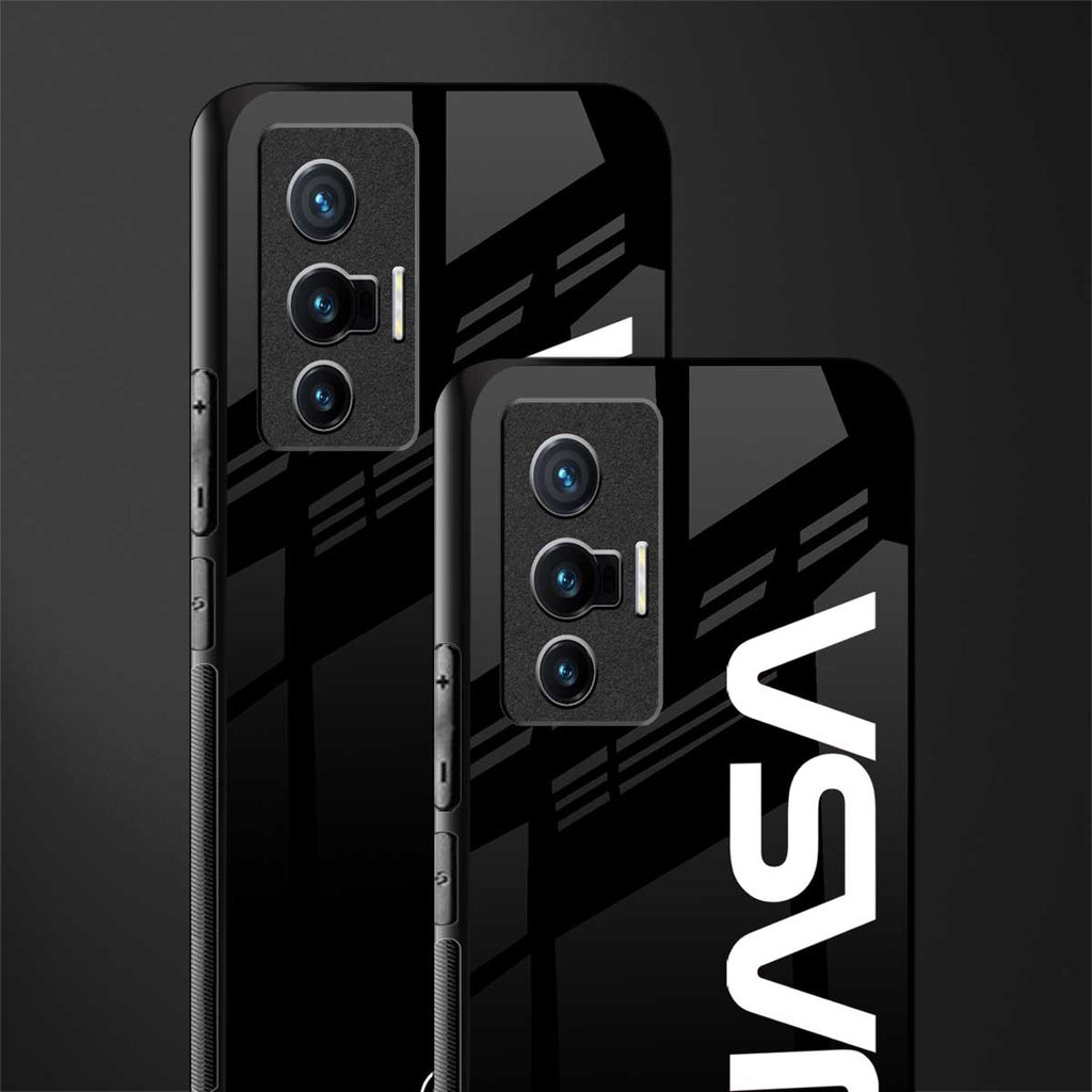 nasa black glass case for vivo x70 image-2