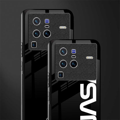 nasa black glass case for vivo x80 pro 5g image-2
