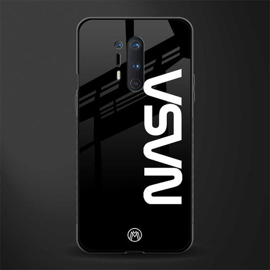 nasa black glass case for oneplus 8 pro image