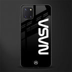 nasa black glass case for samsung galaxy note 10 lite image
