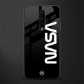nasa black glass case for oneplus 8 image