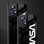 nasa black back phone cover | glass case for xiaomi 12 pro