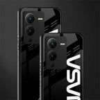 nasa black back phone cover | glass case for vivo v25 pro 5g
