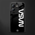 nasa black back phone cover | glass case for vivo v25 pro 5g
