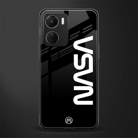 nasa black back phone cover | glass case for vivo y16