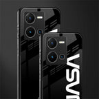 nasa black back phone cover | glass case for vivo y35 4g