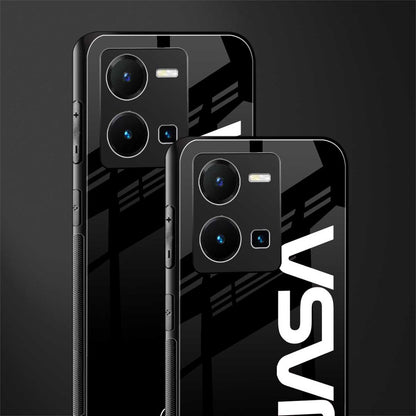 nasa black back phone cover | glass case for vivo y35 4g