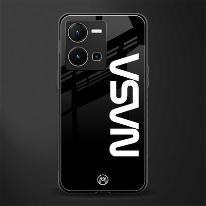 nasa black back phone cover | glass case for vivo y35 4g