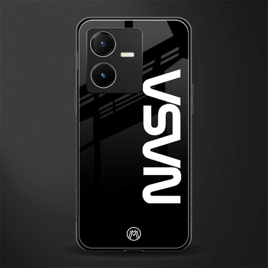 nasa black back phone cover | glass case for vivo y22