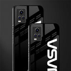 nasa black back phone cover | glass case for vivo v21e 4g