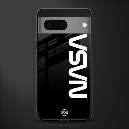 nasa black back phone cover | glass case for google pixel 7