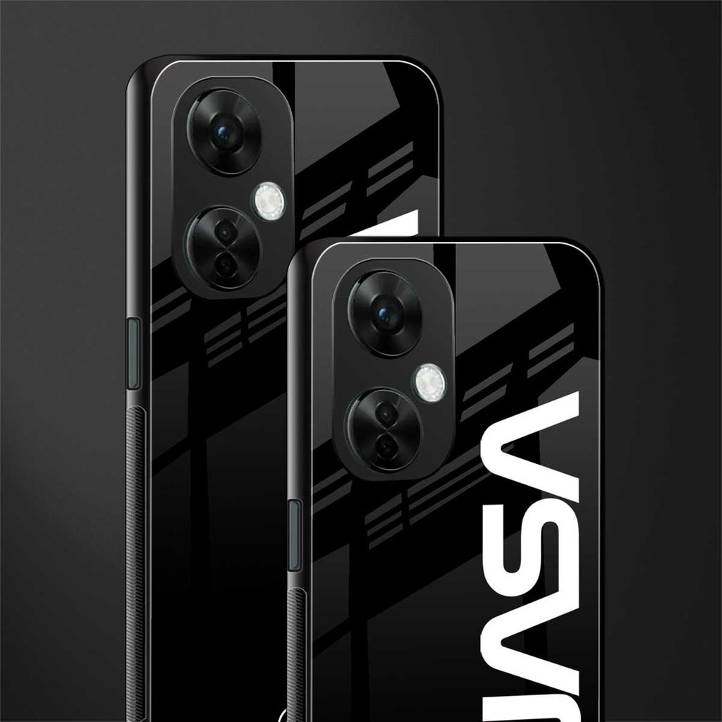 nasa black back phone cover | glass case for oneplus nord ce 3 lite
