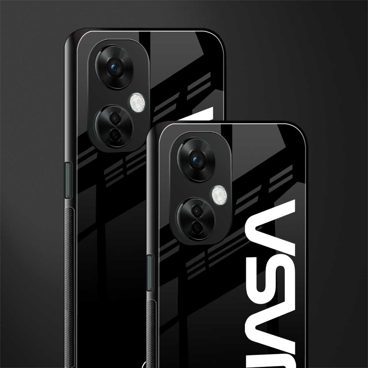 nasa black back phone cover | glass case for oneplus nord ce 3 lite