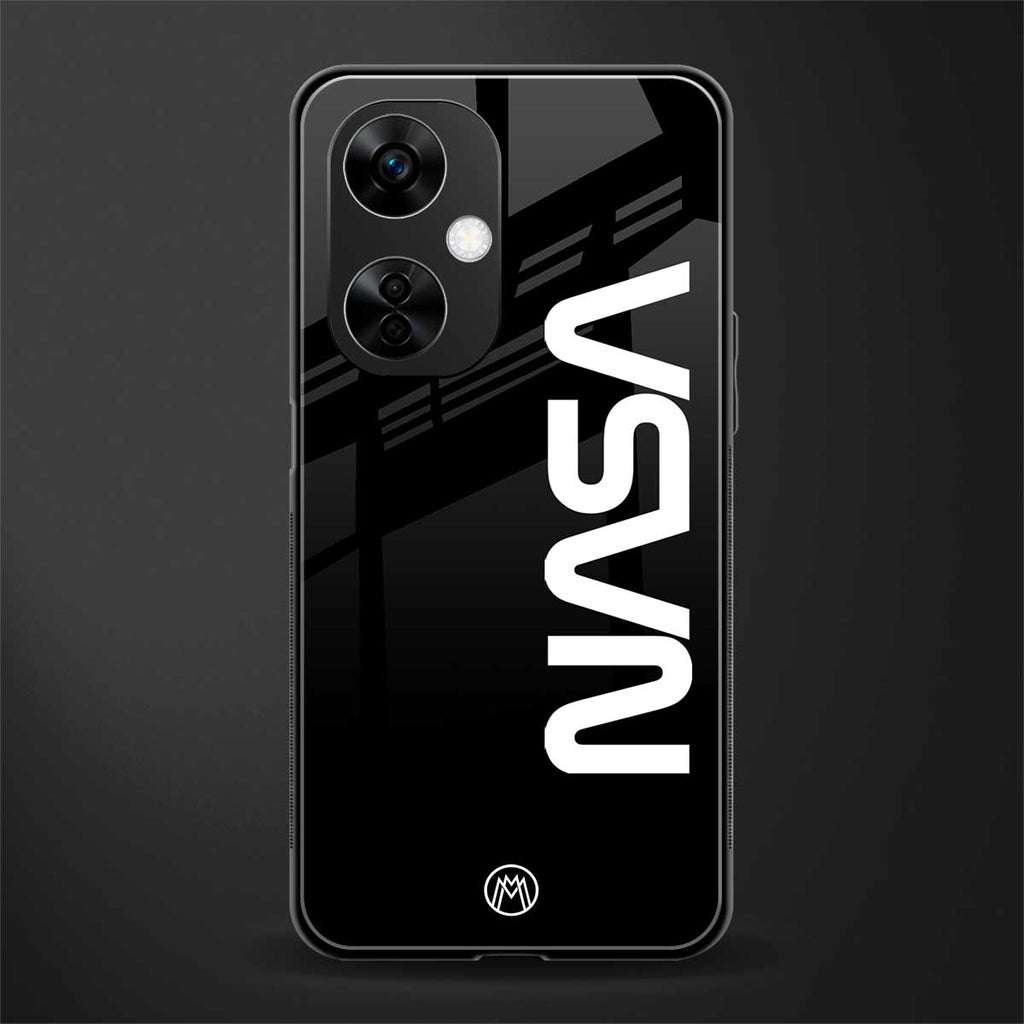 nasa black back phone cover | glass case for oneplus nord ce 3 lite