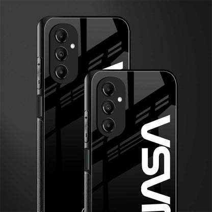 nasa black back phone cover | glass case for samsung galaxy a14 5g