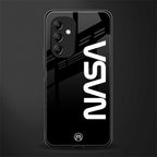 nasa black back phone cover | glass case for samsung galaxy a14 5g