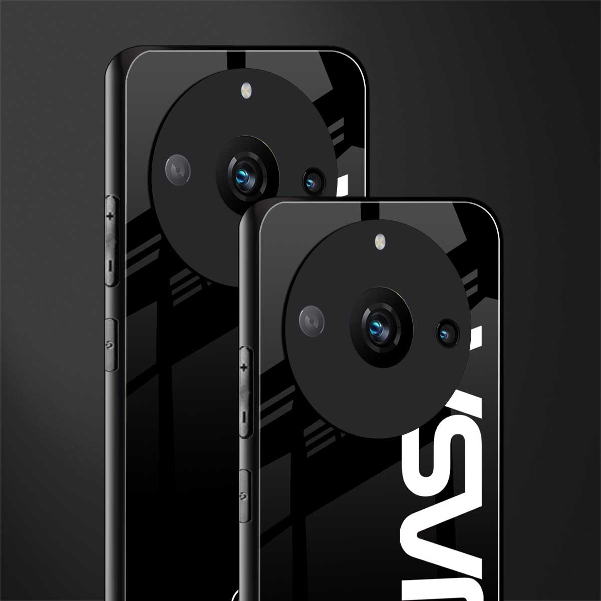 nasa black back phone cover | glass case for realme 11 pro 5g
