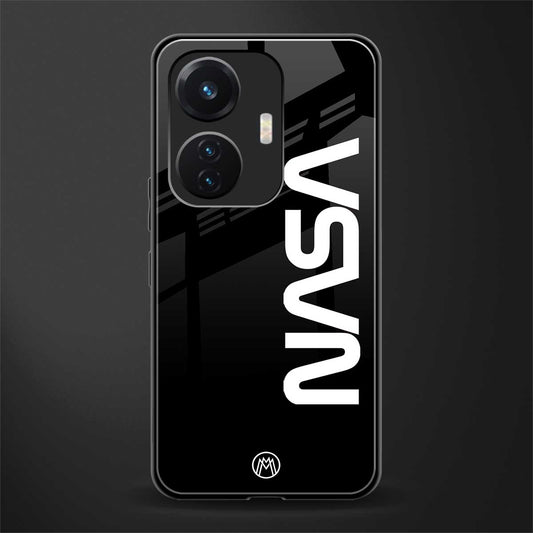 nasa black back phone cover | glass case for vivo t1 44w 4g