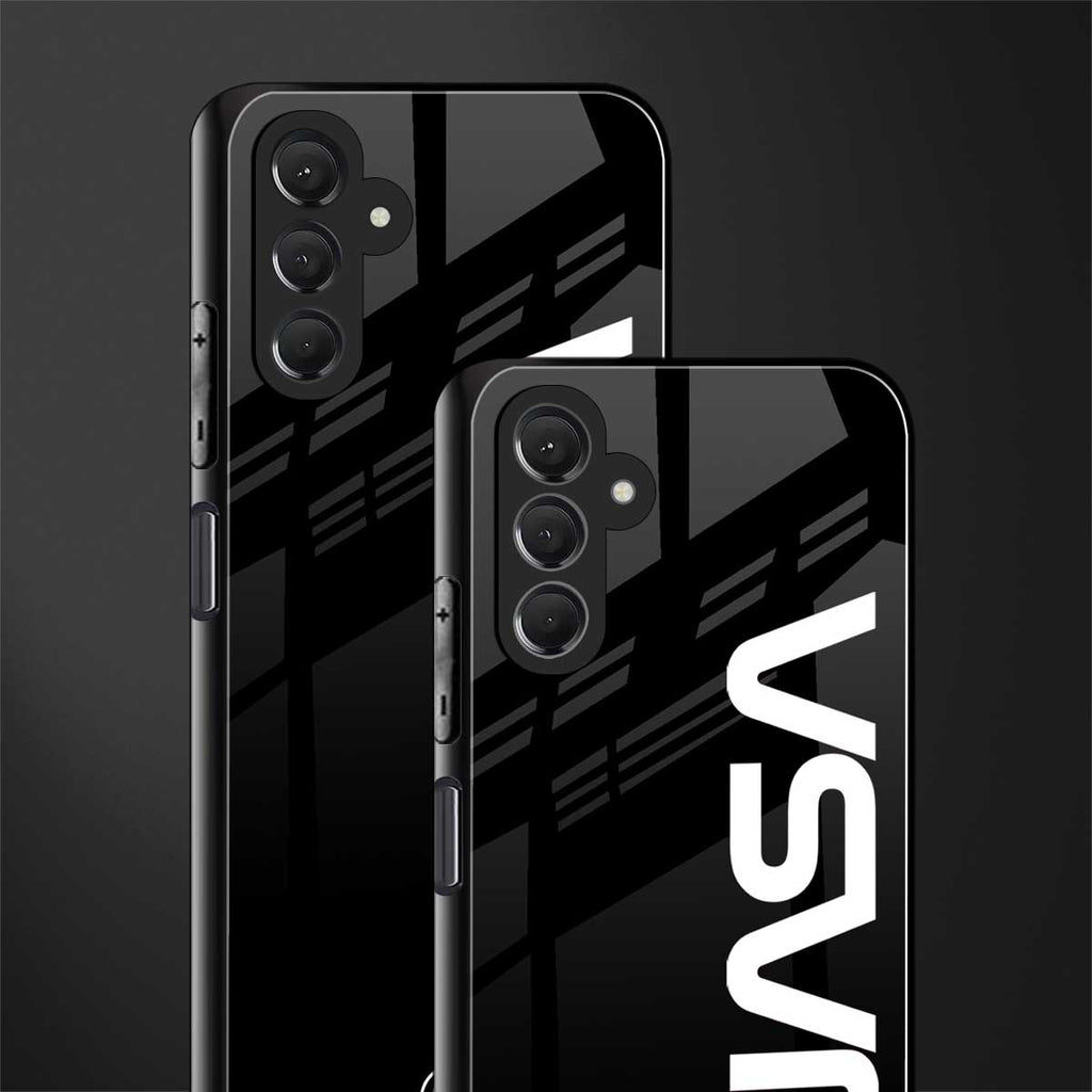 nasa black back phone cover | glass case for samsun galaxy a24 4g