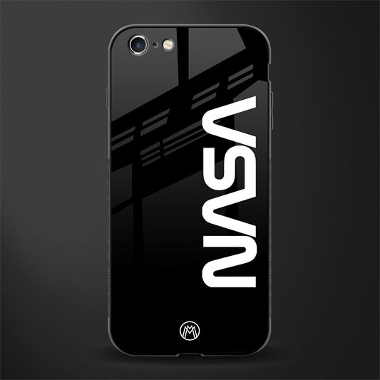nasa black glass case for iphone 6s image