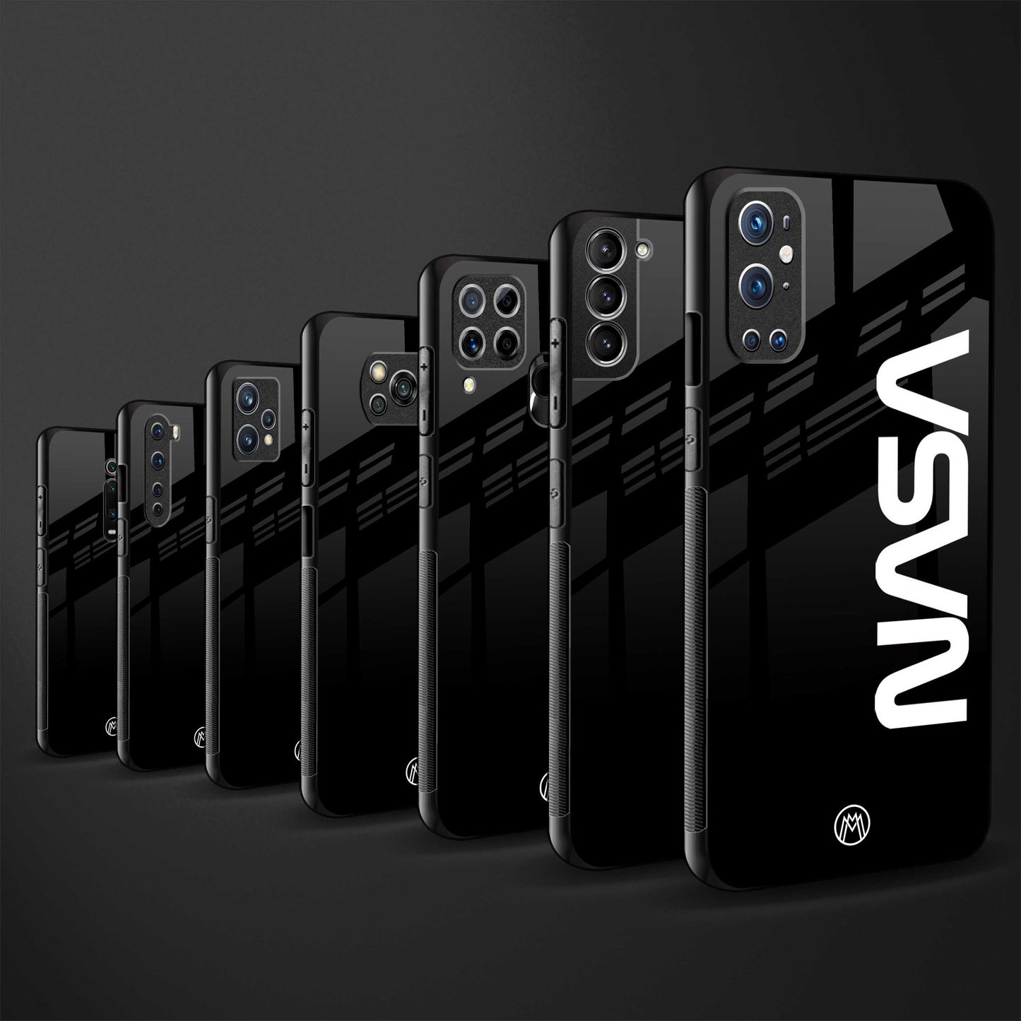 nasa black glass case for vivo y21e image-3