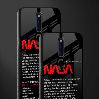 nasa project glass case for oppo f11 pro image-2