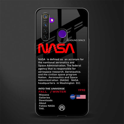 nasa project glass case for realme 5s image