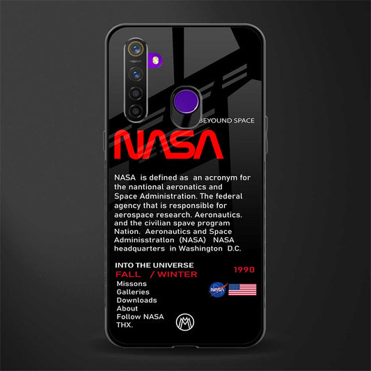 nasa project glass case for realme 5s image