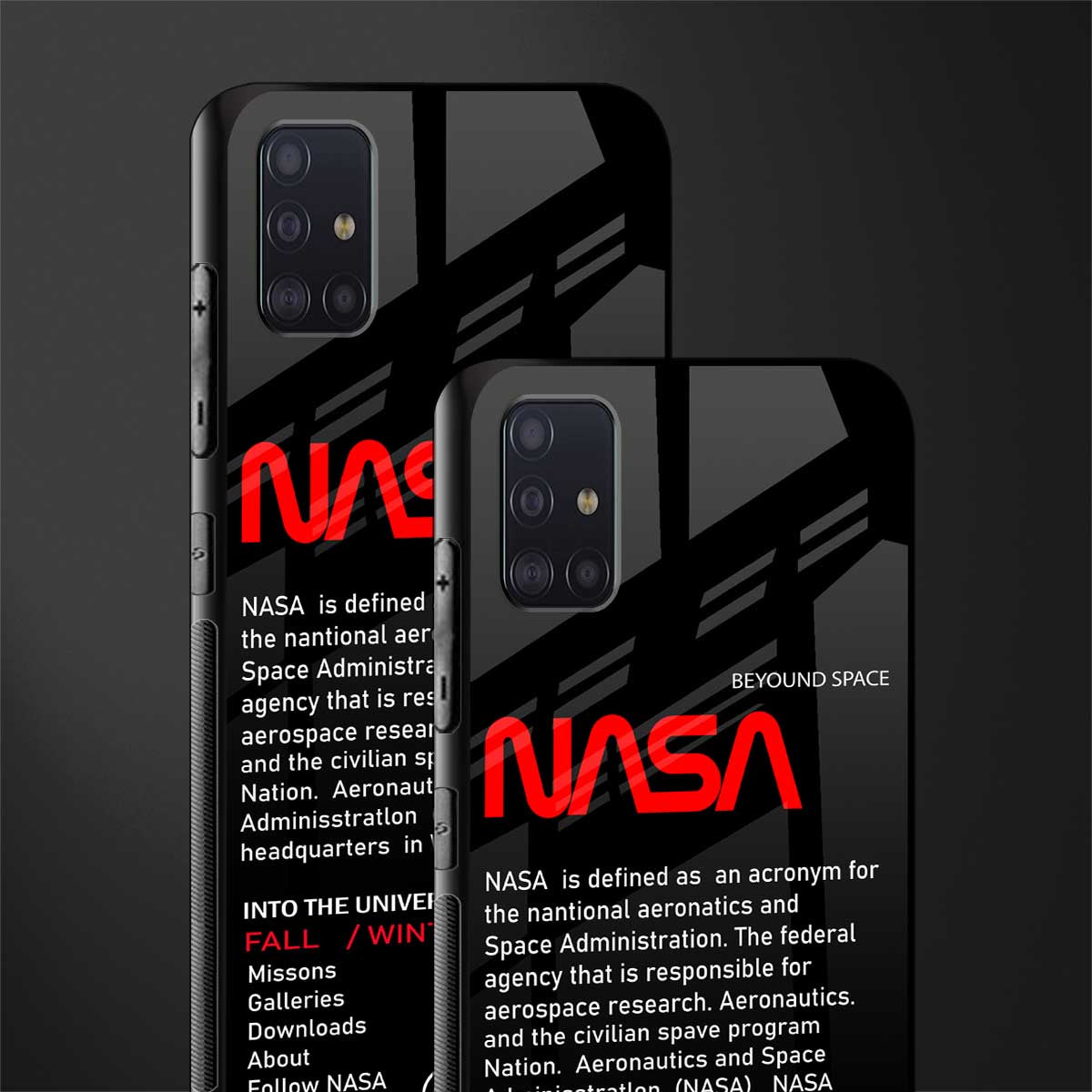 nasa project glass case for samsung galaxy a71 image-2