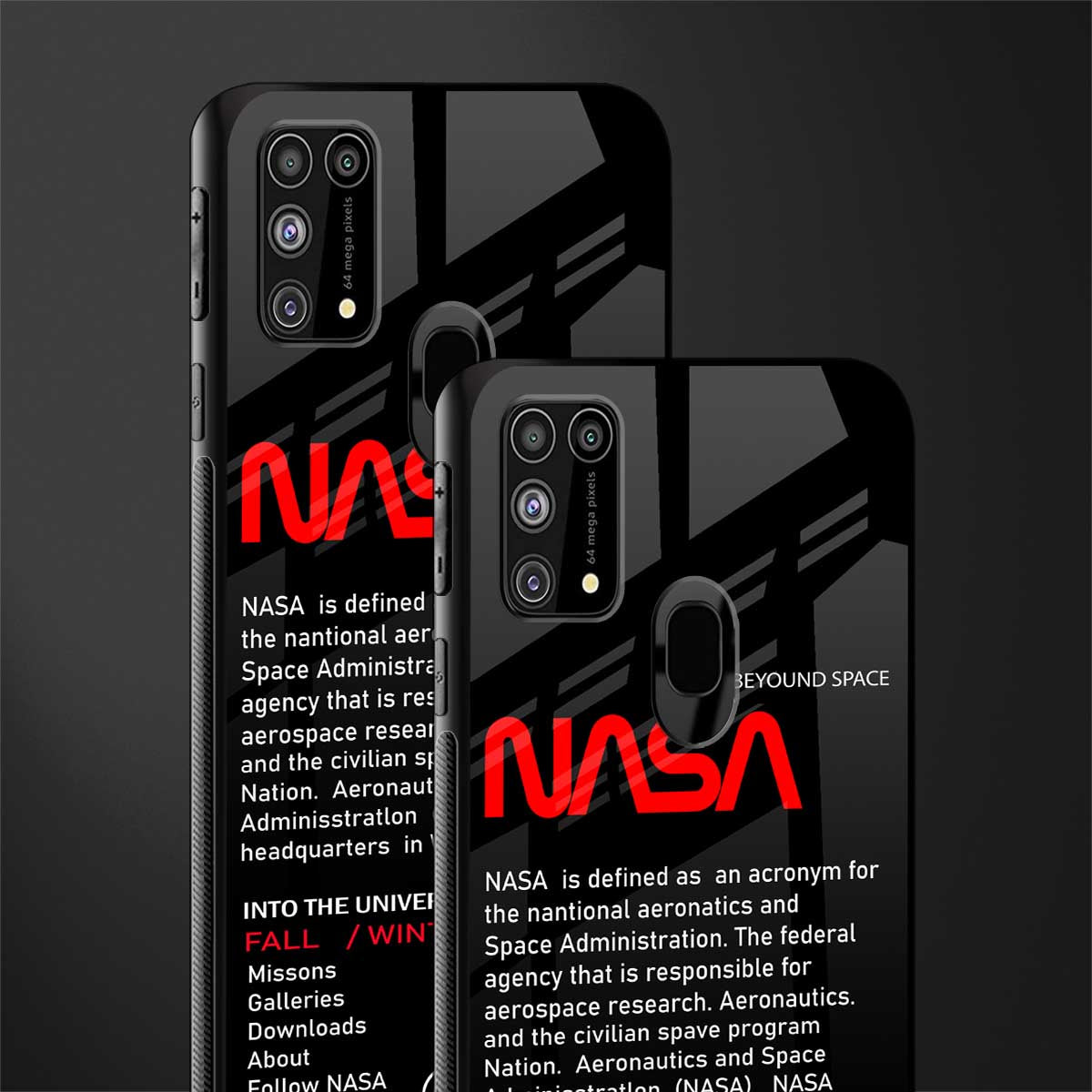 nasa project glass case for samsung galaxy m31 image-2