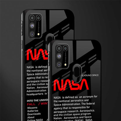 nasa project glass case for samsung galaxy m31 image-2