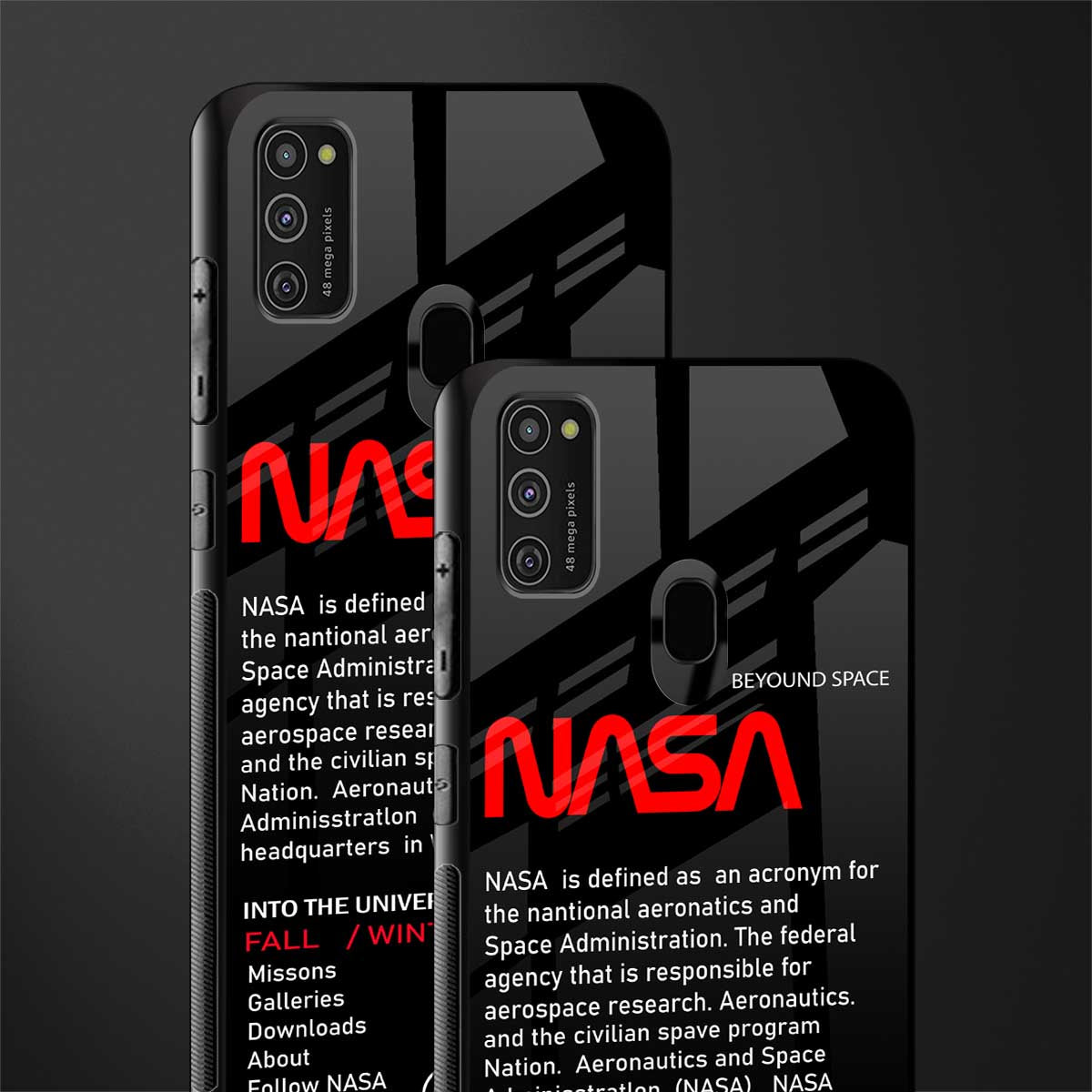 nasa project glass case for samsung galaxy m21 image-2