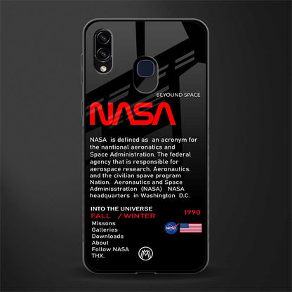 nasa project glass case for samsung galaxy a20 image