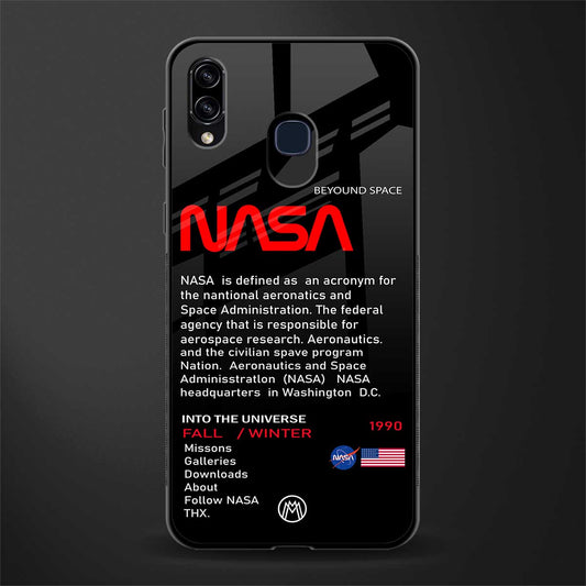 nasa project glass case for samsung galaxy a20 image