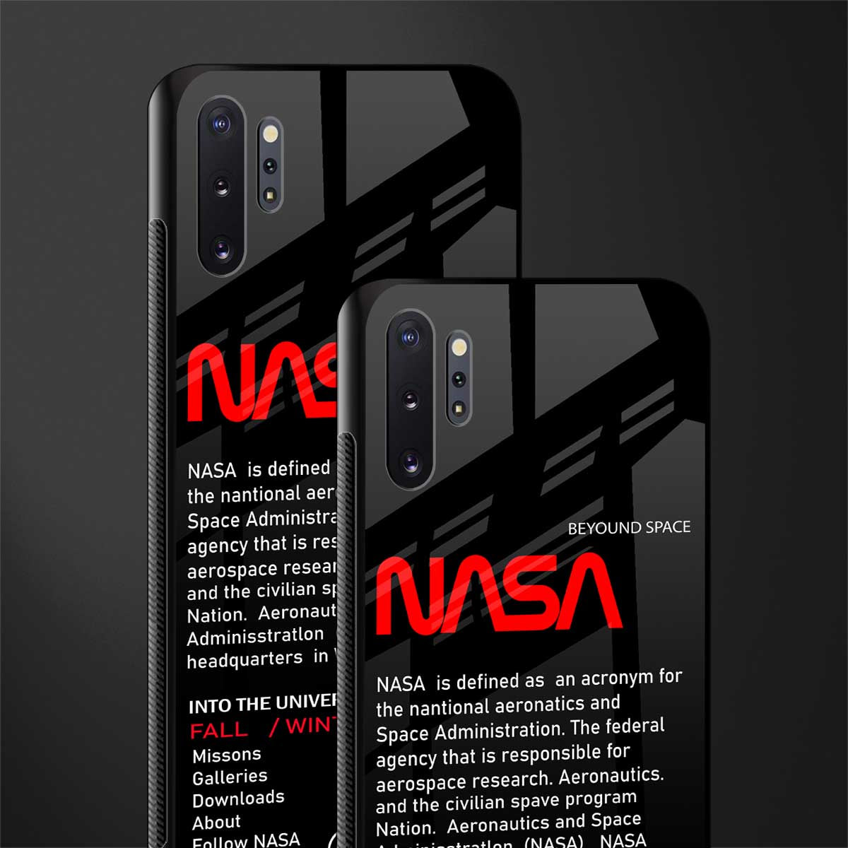 nasa project glass case for samsung galaxy note 10 plus image-2