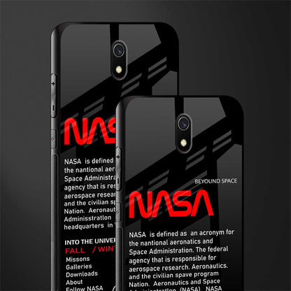 nasa project glass case for redmi 8a image-2