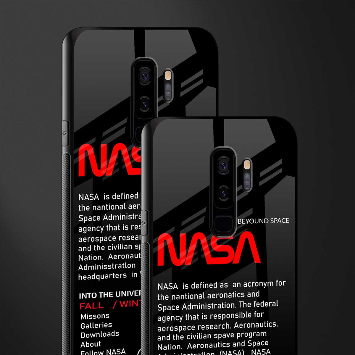 nasa project glass case for samsung galaxy s9 plus image-2