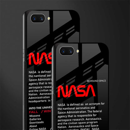nasa project glass case for oppo a3s image-2