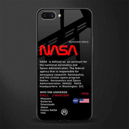 nasa project glass case for oppo a3s image