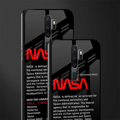 nasa project glass case for oppo a5 2020 image-2