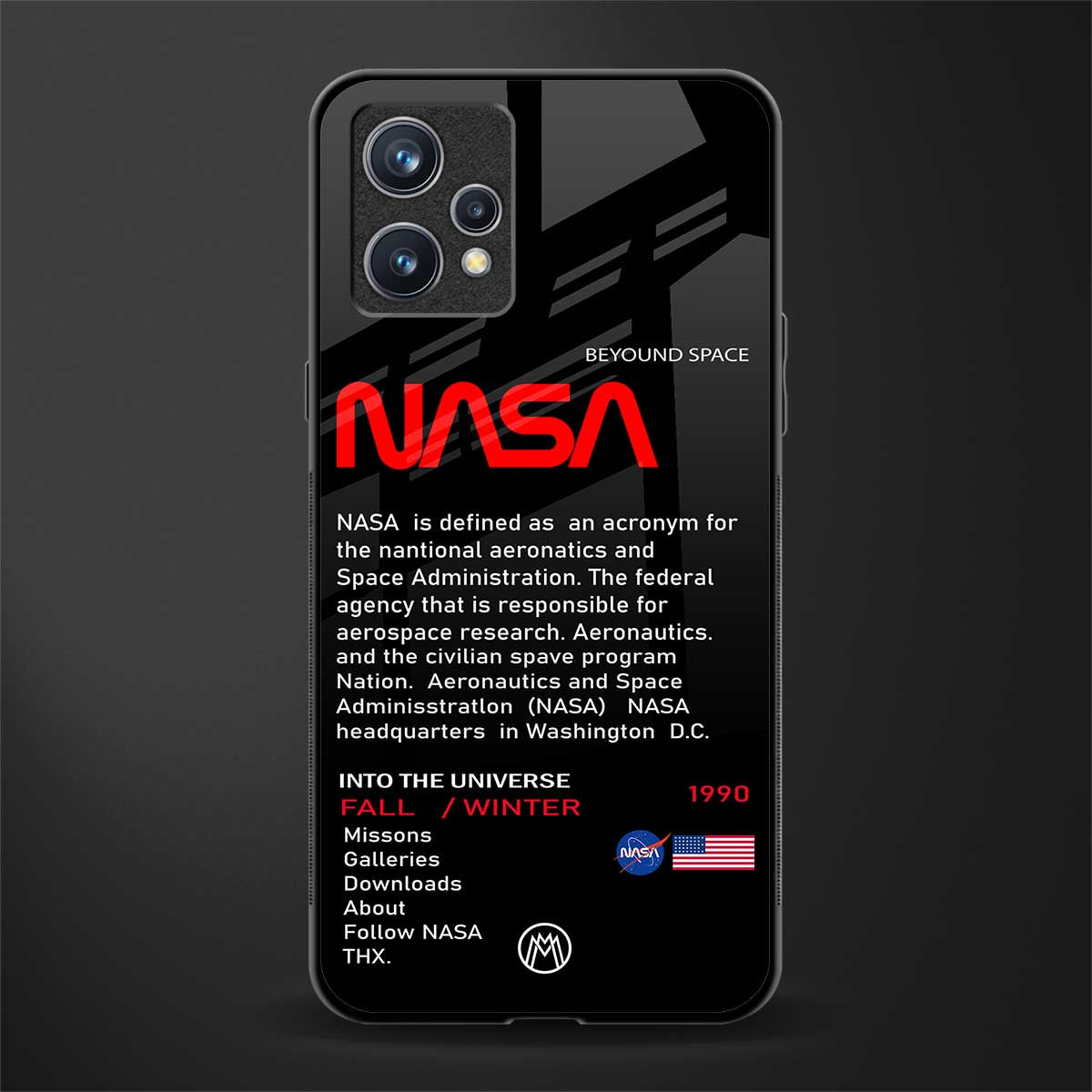 nasa project glass case for realme 9 4g image