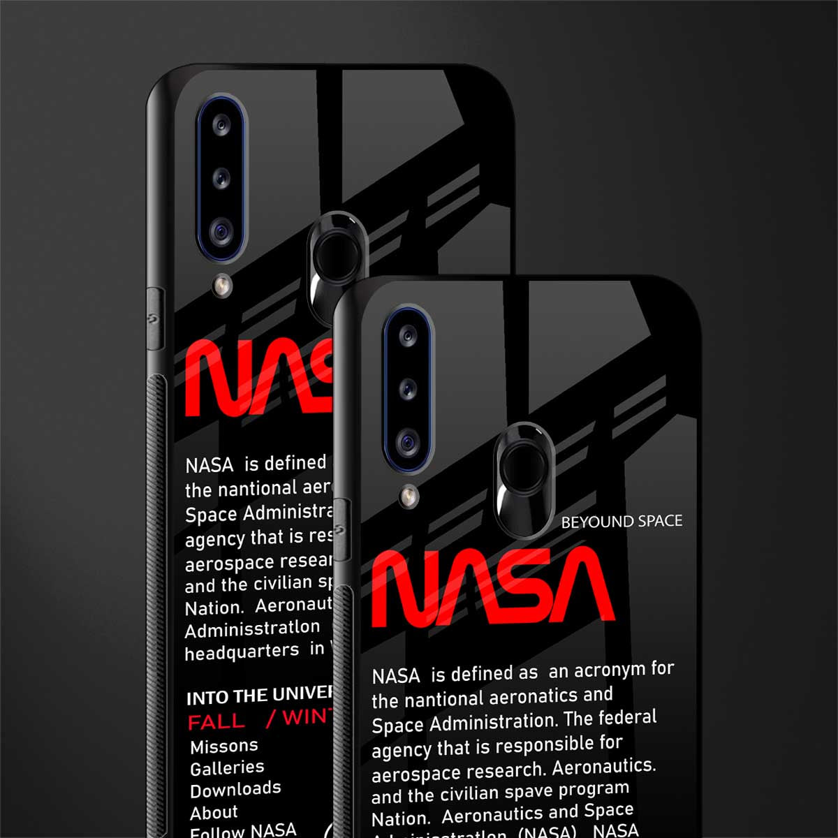 nasa project glass case for samsung galaxy a20s image-2