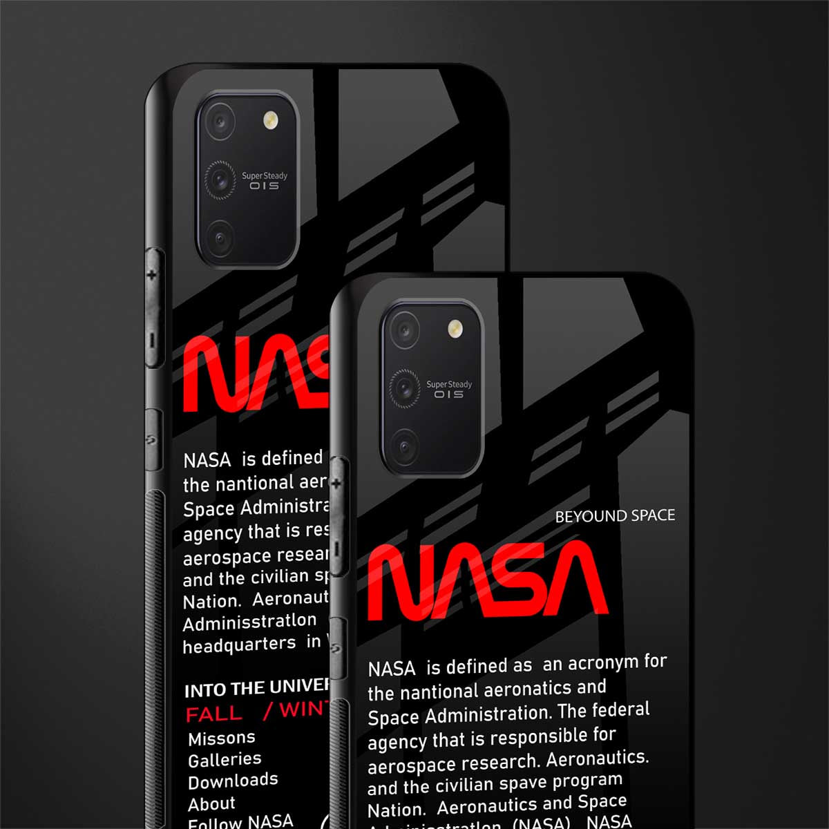 nasa project glass case for samsung galaxy a91 image-2