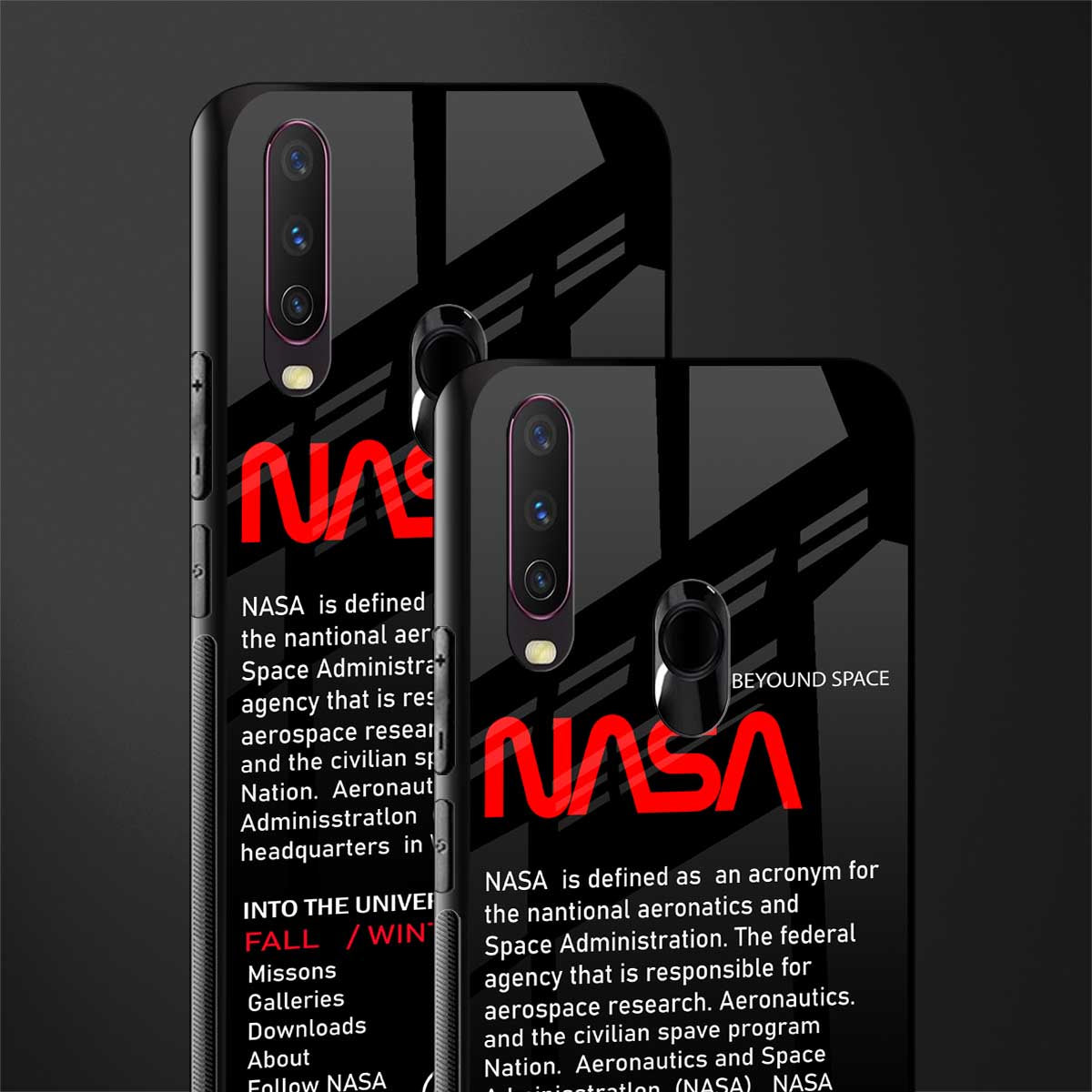 nasa project glass case for vivo y12 image-2